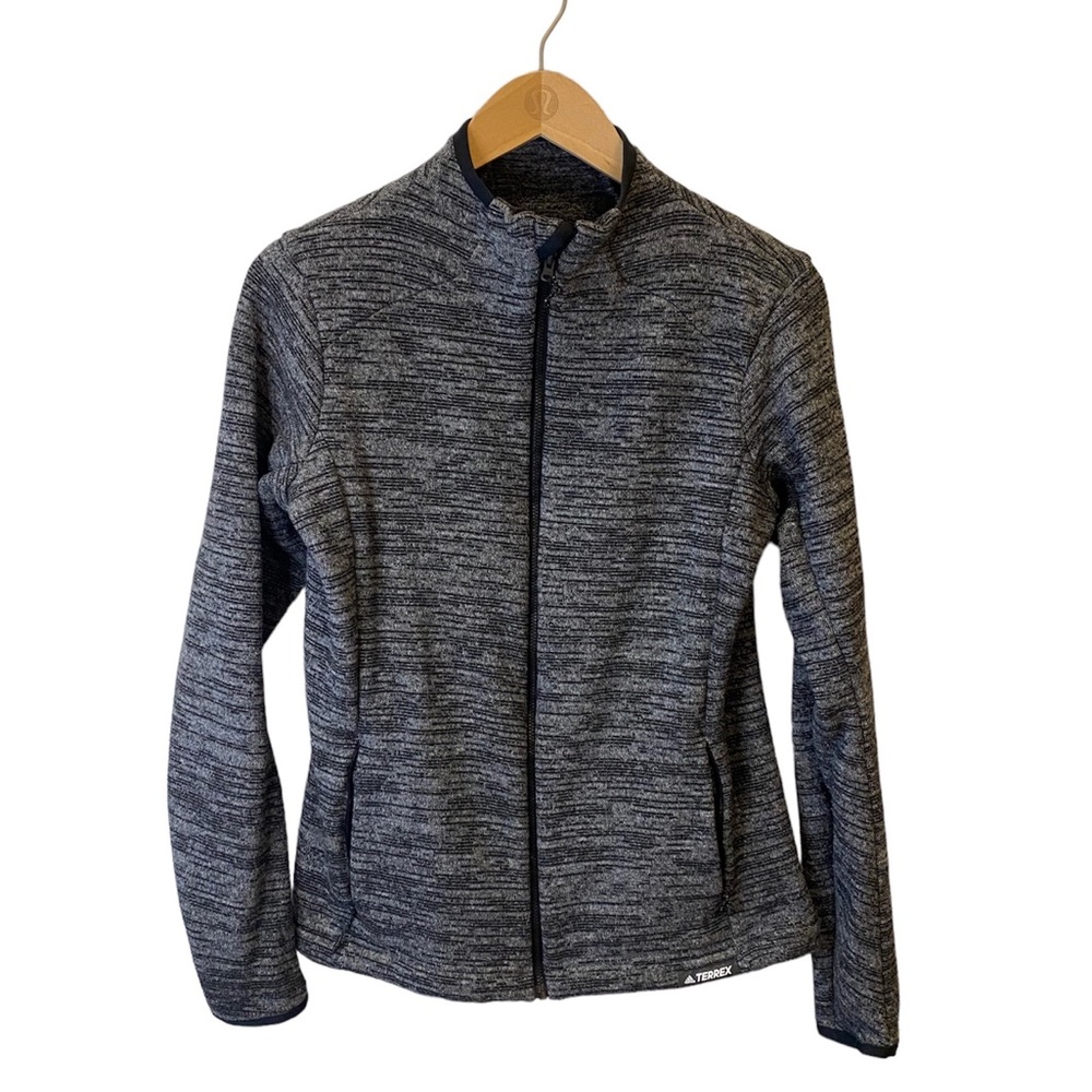 Women’s Adidas Fleece Knit Jacket size small